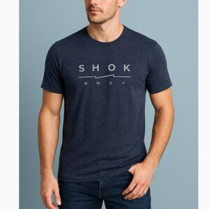 SHOK MMXY Short Sleeve Crew Neck Logo T‑Shirt Size Medium